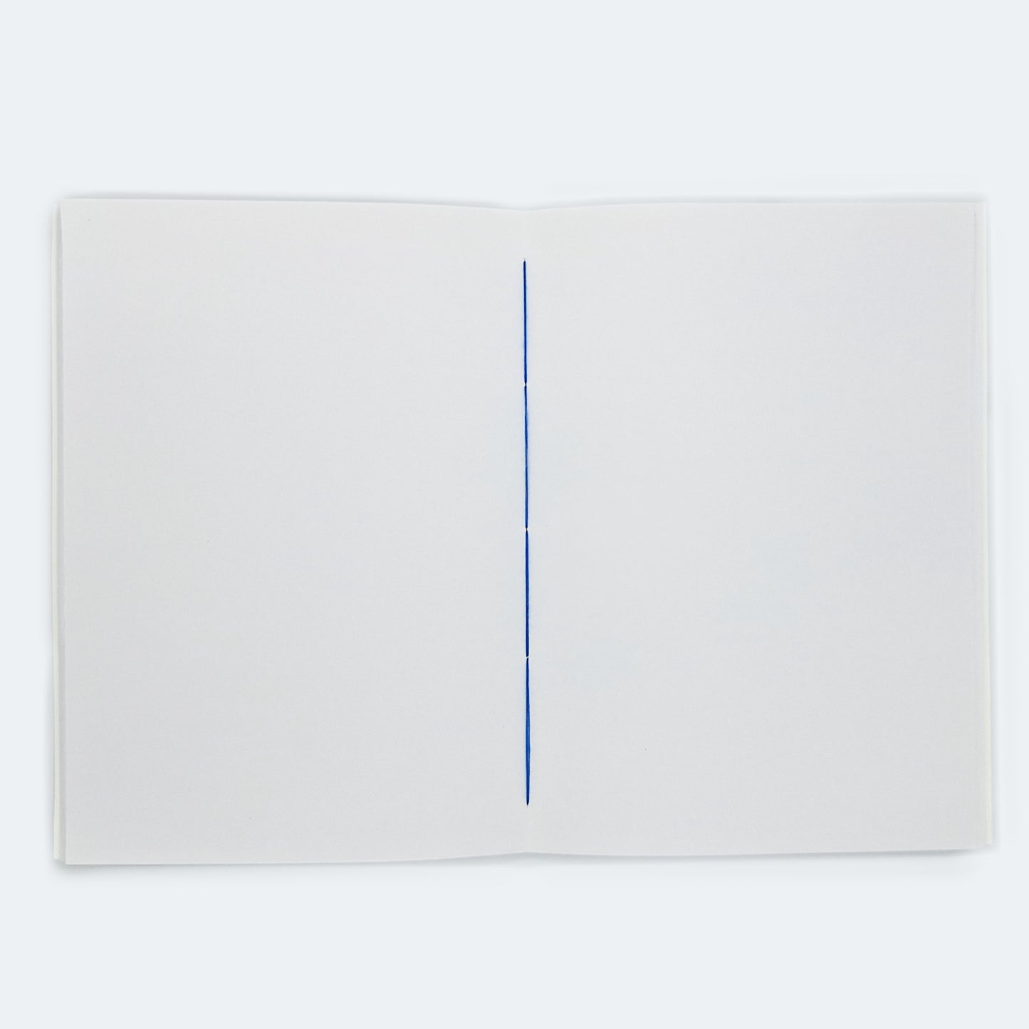 Notizbuch - Blanko - Blau-Gold A