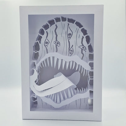 Paper Cut LED Lampe - "THE Door"