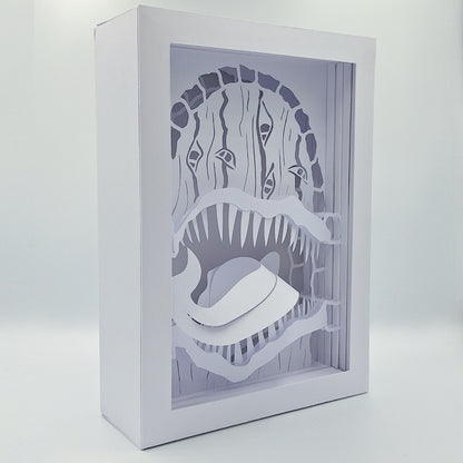 Paper Cut LED Lampe - "THE Door"