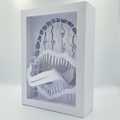 Paper Cut LED Lampe - "THE Door"